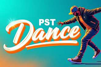 make an amazing dance logo design with unlimited revision