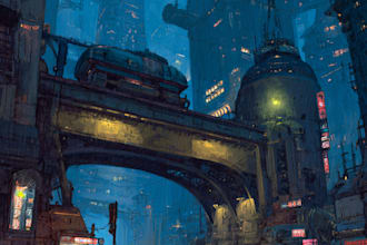 create an painterly art background illustration