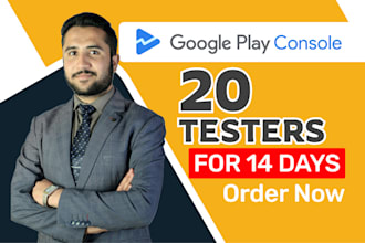 provide real android testers for google play console closed testing