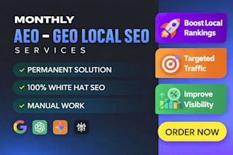do local SEO ,GEO,aeo optimization to rank your website on google and ai search