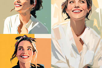 paint custom digital art and illustrations for any purpose