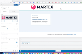 develop a professional responsive wordpress website