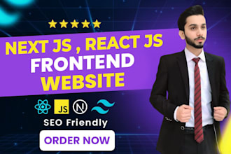 convert figma to nextjs responsive website with seo friendly