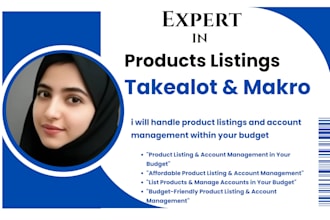 manage makro and takealot product listing and accounts