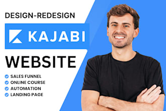 do kajabi website design, kajabi landing page, kajabi online course sales funnel