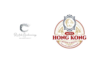 do watercolor and feminine beauty and cosmetic logo design