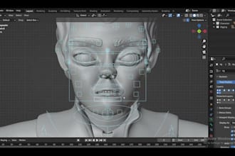 3d blender rigger, rig 3d for animaze, 3d character, ik fk, arkit, facial rig