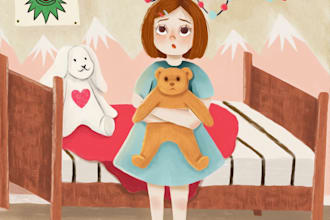 children story book illustration children story book illustration