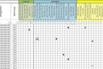 do with excel or google sheets