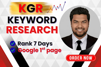 do dynamic kgr keyword research to rank your website speedily