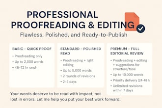 proofread your content and enhance it