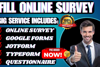 reach 1000 USA respondents to fill online survey google forms surveymonkey