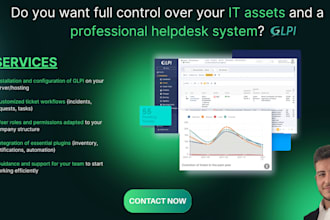 install, configure and customize glpi itsm, helpdesk and ticketing system