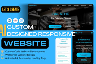 build and design custom coded websites and wordpress sites for businesses