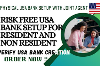 register llc to create USA physical bank account USA bank creation for non USA