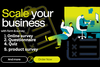 design professional surveys, questionnaire and feedback form