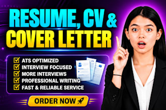 optimize your resume, CV, and cover letter for ats and more interviews