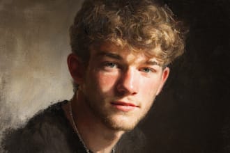 draw digital oil painting