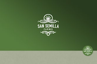 create a custom modern agriculture farm logo design