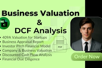 do accurate business valuation, dcf analysis, financial model, appraisal, 409a