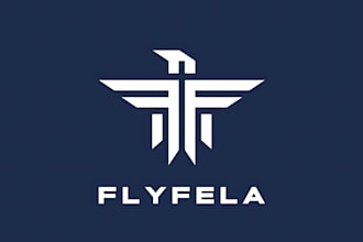 design an eagle, falcon, hawk, animal logo with high quality