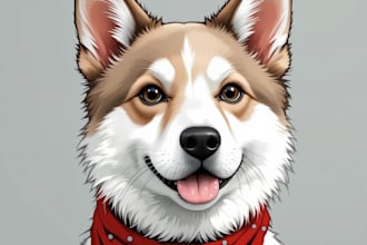 draw your pet or design your family portrait as any animal