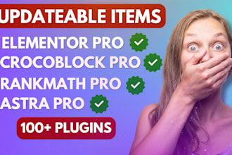 install elementor pro, astra pro, rankmath pro, crocoblock