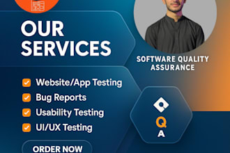 test and QA your app or website for bugs and usability