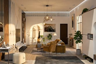 create photorealistic interior 3d renders for you