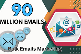 send 90 million email bulk email blast email and campaign