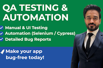 do QA manual testing and web app testing