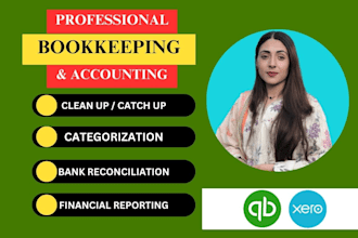 do xero, quickbooks bookkeeping, cleanup, bank reconciliation in quickbooks