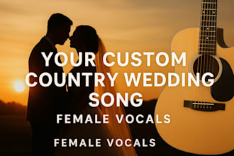 be your country wedding female singer for ballad and country song