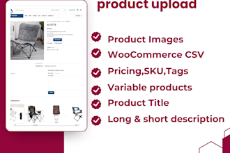 upload woocommerce products, product listing, add products in wordpress