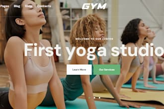 design wix fitness coach website gym yoga website wix online coaching website