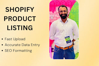 do shopify product listing and product data entry