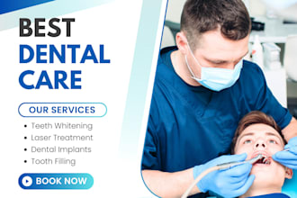 create canva based promotional posts for clinics etc