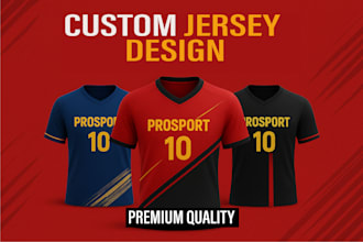 design custom esports, gaming and sports jerseys