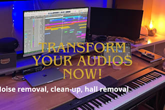 clean, edit and enhance your audio professionally