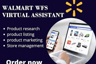 be your walmart dropshipping and walmart wfs virtual assistant VA