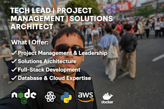 be your software tech lead and project manager