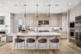 design 3d kitchen interior, restaurant, hotel, pizza shop, coffee shop, cafe
