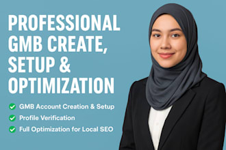 create, set up and optimize your professional gmb