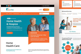 home care medical website healthcare website home care logo elderly care leads