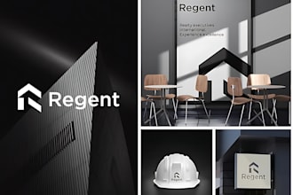 design a modern real estate logo, realtor design