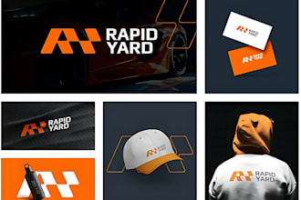 create premium 3d style automotive logo