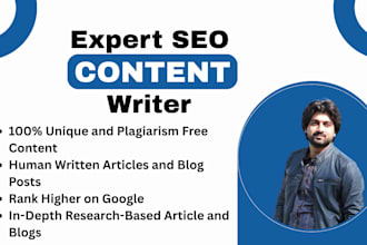 be your SEO content writer, article writer, and blog writer