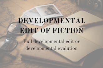 do a developmental edit of your novel