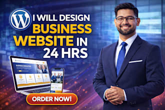 design your professional business website in 24 hrs