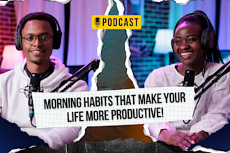create an amazing podcast youtube thumbnails